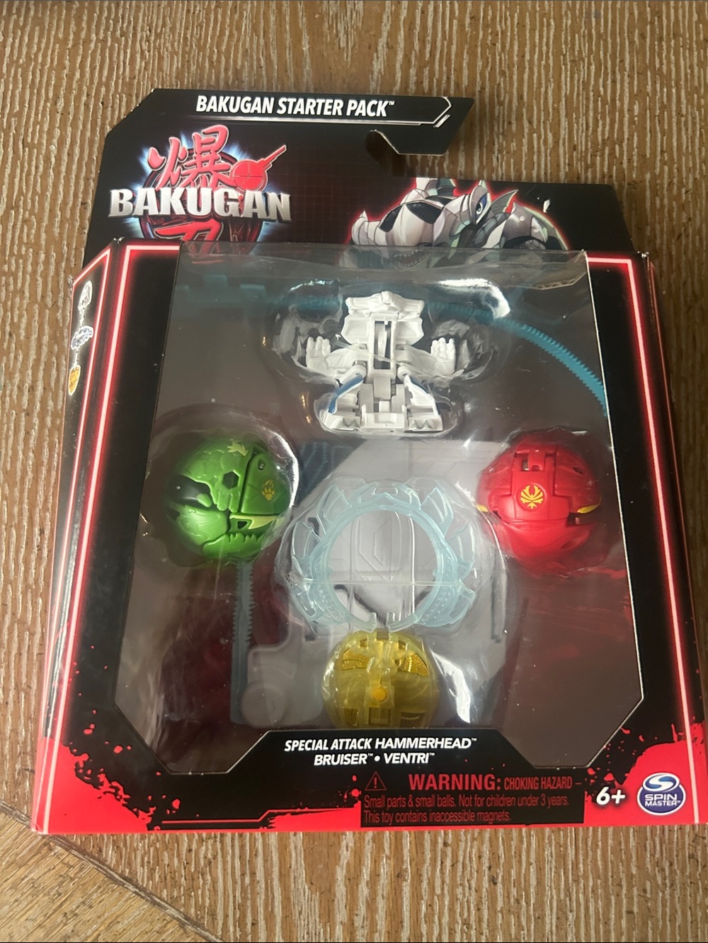 Bakugan Starter Pack Special Attack Hammerhead - Red, Green & Yellow